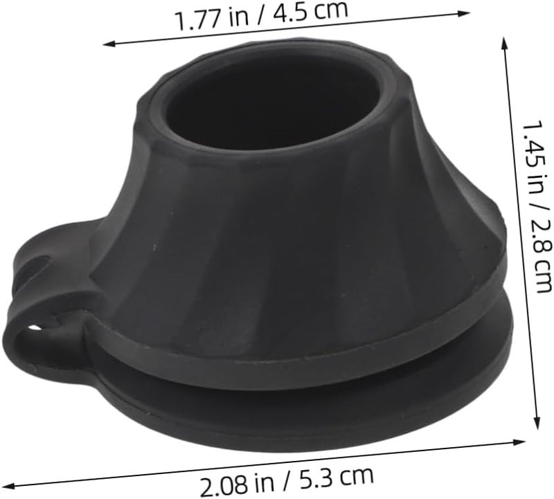 FOMIYES 6pcs Shampoo Bottle Accessory TPE Lid Strong Smooth Edges Design for Easy Use for Bathroom Essentials - Image 2