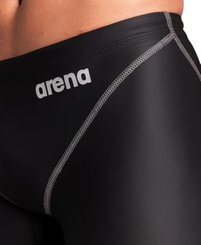 ARENA Powerskin ST Next Men’s Racing Jammer Competition Swimsuit One Piece Athletic Swim Team Championship Tech Suit, Black, Size 32 - Image 5
