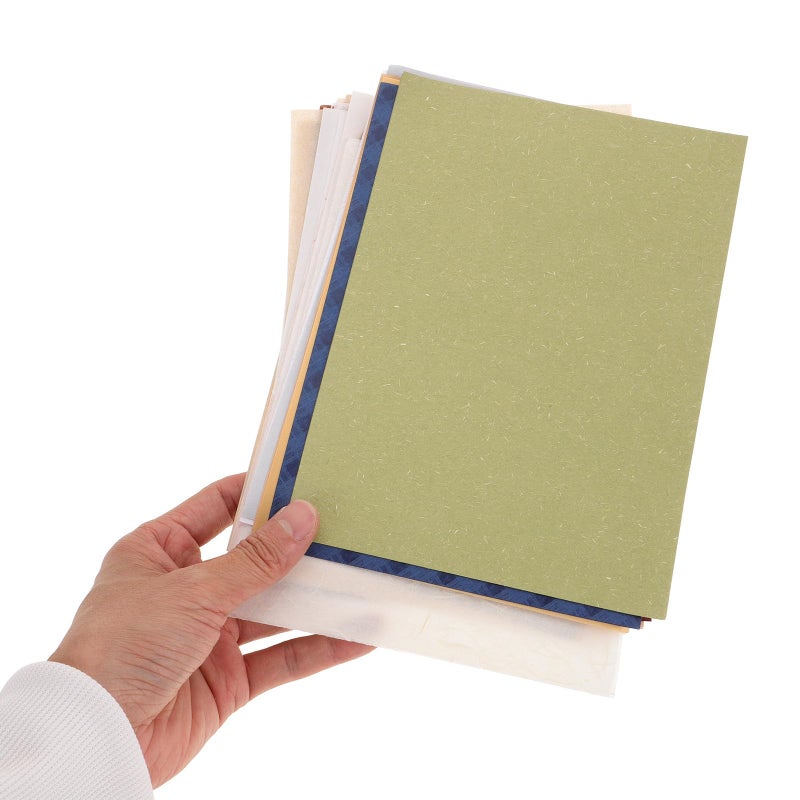 مجموعة ورق ألبوم صور كلاسيكي مقاس A5، 40 ورقة، أنماط زهرية ملمسية لمجلات DIY - Image 5