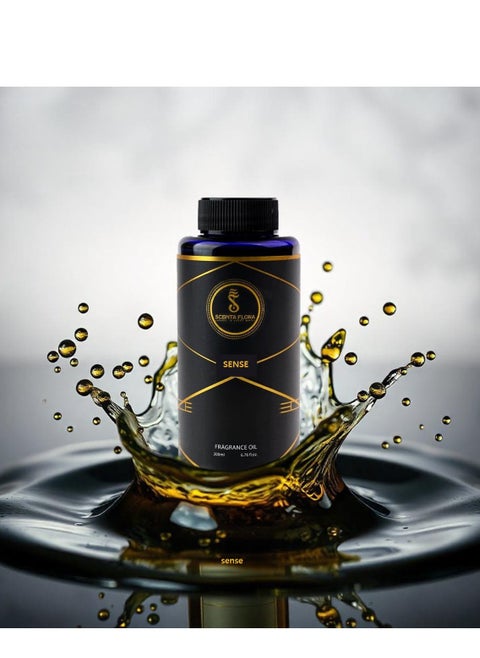 SENSE - Diffuser Aroma Oil - Refreshing, Floral, and Woody Fragrance for Scent Diffusers - Aromatherapy (200 ml)