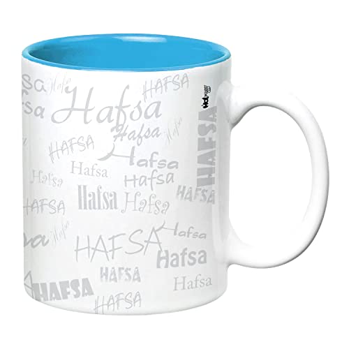 Hot Muggs Me Graffiti Mug - Hafsa Personalised Name Ceramic, 315 ml, 1 Unit - Image 2