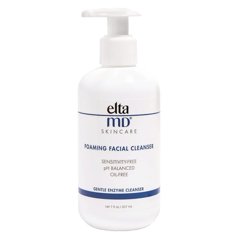 EltaMD Foaming Facial Cleanser Face Wash, Gentle Foaming Face Wash and Makeup Remover, Oil Free , 7 oz Pump - Image 1
