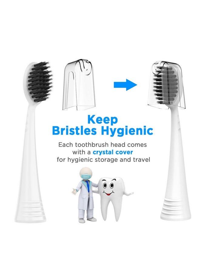 Fremouth - Replacement Toothbrush Heads With Covers For Burst (5 Count White) - Image 1