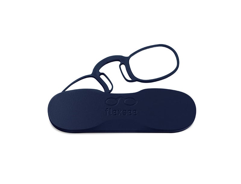 Flexsee Navy Blue Round Gravity Ready Reading Glasses Power 1.5 - Image 4