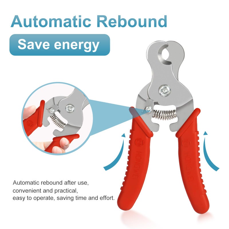 MUDUOBAN Stainless Steel Ear Tag Removing Tool for Cattle Sheep Goat Pig Ear Tag Remover Applicators Pliers by Livestocktool - Image 3