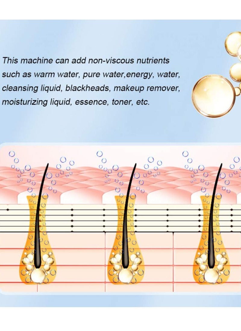 Arabest - Blackhead Remover Vacuum Pore Cleaner Electric Pore Cleaner,Small Bubble Vacuum Suction Electric Blackhead Remover,USB Rechargeable Water Cycle Pores Acne Pimple Extractor Tool - Image 1