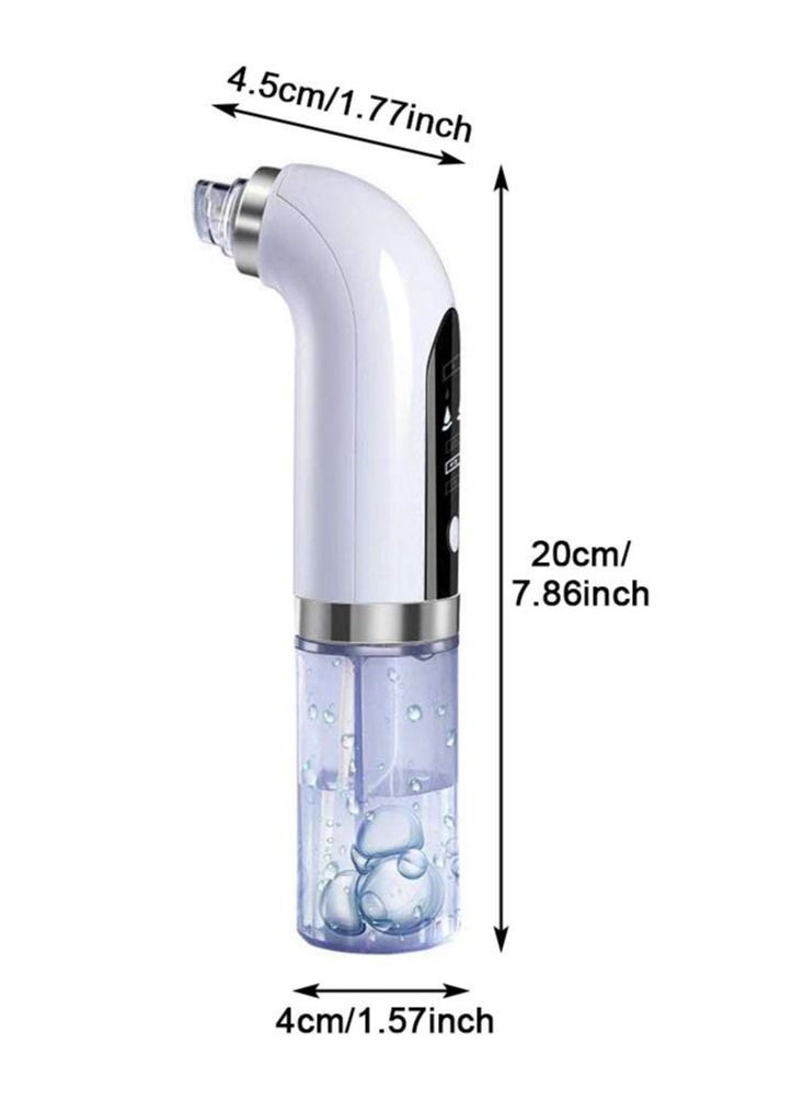 Arabest - Blackhead Remover Vacuum Pore Cleaner Electric Pore Cleaner,Small Bubble Vacuum Suction Electric Blackhead Remover,USB Rechargeable Water Cycle Pores Acne Pimple Extractor Tool - Image 1