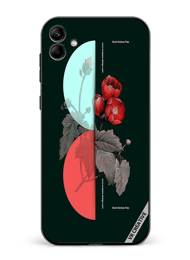 VR CREATIVE Protective Case Cover For Samsung Galaxy A04 Flower Design  Multicolour - Image 1