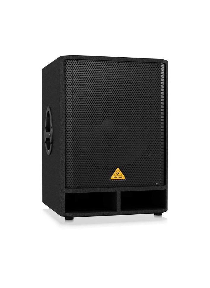 behringer Behringer VQ1800D Subwoofer Powered 1x18" 500W RMS Wooden Carpit Body  - Image 1
