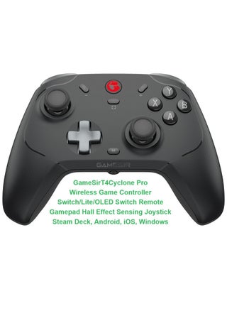 Wireless Gamepad GameSir T4 Cyclone Pro Bluetooth Game Controller for Switch/Lite/OLED Switch Remote Gamepad with Hall Effect Sensing Joystick, Compatible with Steam Deck, Android, iOS, Windows Black - pzsku/ZE5076380CE47675B7AB6Z/45/_/1715769217/9faaf800-569b-4189-88d3-27b1144b5fd0