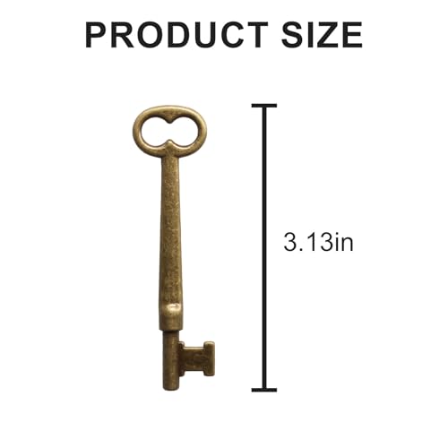 VIDABTE KY-30 Skeleton Key, Universal Skeleton Key with Double Notched Bit for House Doors with Mortise Locks, Mortise Lock Keys (2 pcs) - Image 2
