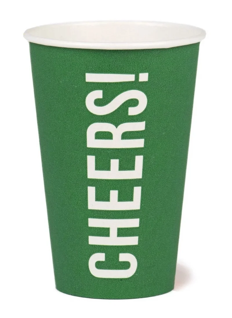 توكينج تيبلز Green Cheers Eco Party Cup 16oz 8pack