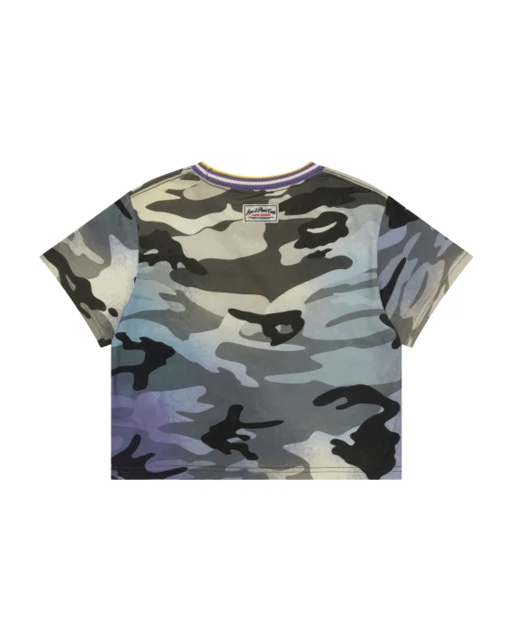 AAPE AAPEUNVS moonface camo cropped tee