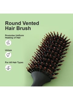 Hair Brush | Flexible Bristles Brush | Hair Brush With Paddle | Straightens & Detangles Hair Brush | Suitable For All Hair Types | Hair Brush Styling Hair | Round Vented | Set Of 3 | Multi - pzsku/ZE507A4E84584E9F545CFZ/45/_/1723297665/4015d151-fcde-49fb-8f0c-c9d1d786ad6c