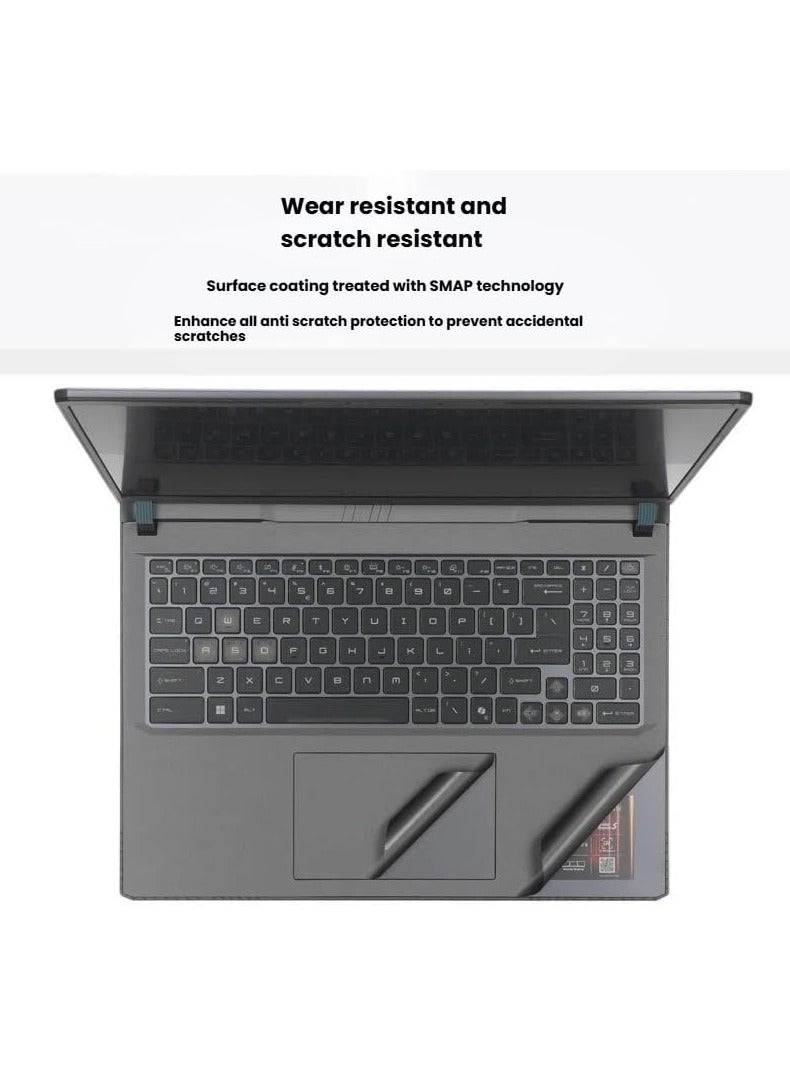 عام **ملصق حماية للابتوب MSI Vector 16 HX AI A2XWHG 2025 16 بوصة - طبقة واقية ثلاثية الجوانب مقاومة للخدوش ولا تترك آثار لاصقة** - Image 3