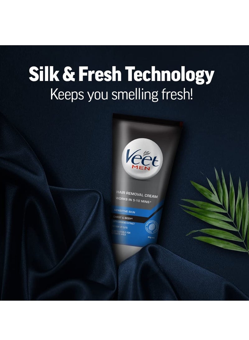 كريم فيت لإزالة الشعر للرجال، للبشرة الحساسة، 50 غرام لكل عبوة (عبوة من 3 قطع) - Image 3