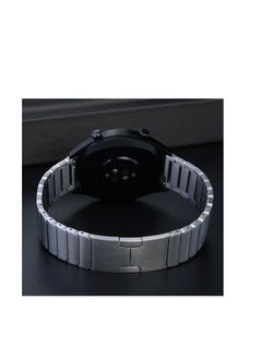 Generic 22mm Titanium Metal Watch Band For HUAWEI Watch GT 3 Pro 46mm / GT3 GT 2 46mm / GT2 Pro Watch Band Wrist Strap Silver  - Image 4