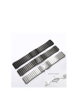 Generic 22mm Titanium Metal Watch Band For HUAWEI Watch GT 3 Pro 46mm / GT3 GT 2 46mm / GT2 Pro Watch Band Wrist Strap Silver  - Image 3