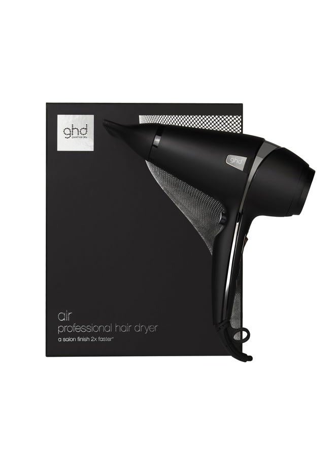 ghd مجفف شعر هوائي — 1600 واط مجفف احترافي، محرك بقوة صالون، فوهة مركزة، إعداد درجة حرارة قابلة للتعديل، وتقنية أيونية للتجفيف السريع — أسود - Image 5