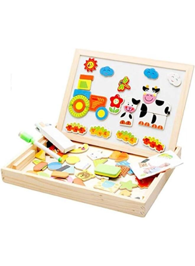 Farm Paradise Magnetic Puzzle Sketch Board