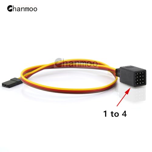 Chanmoo موصل سيرفو تشانمو RC JR ستايل 1 ذكر إلى 2/3/4/5/6 أنثى كابل تقسيم Y - Image 2