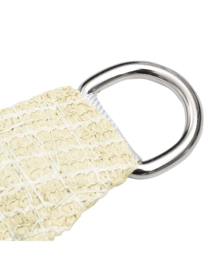 vidaxl Stylish Sun Shade Sail 160 gm Cream 4x5m HDPE  - Image 2