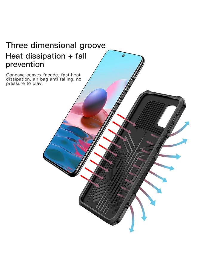 اس-توب جراب لهاتف OPPO A74 4G Armor Warrior مقاوم للصدمات مصنوع من مادة PC + TPU - Image 5