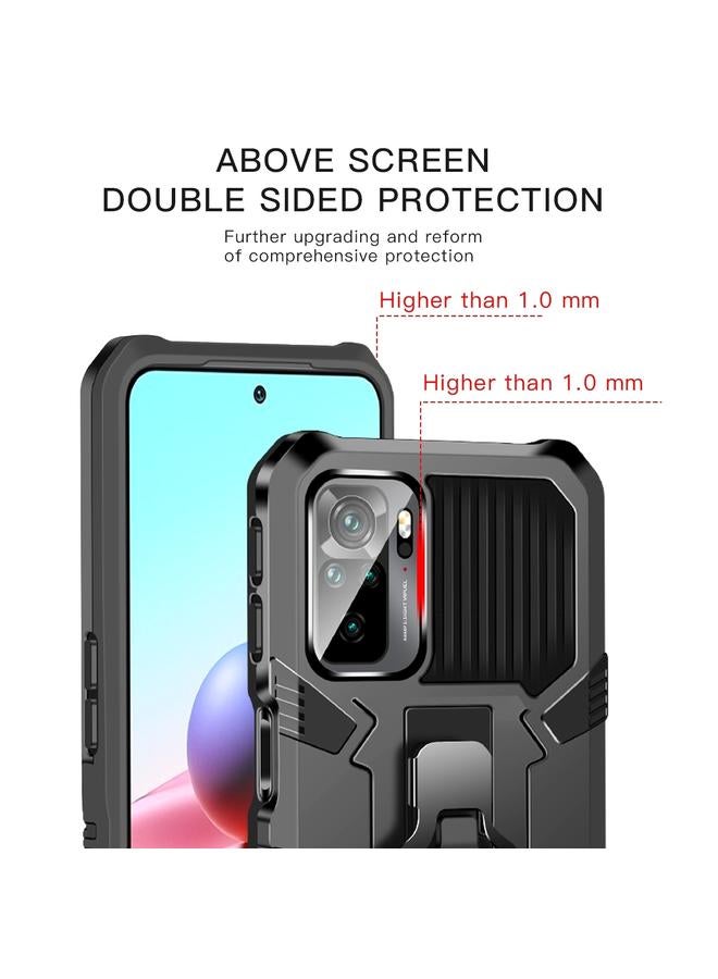 اس-توب جراب لهاتف OPPO A74 4G Armor Warrior مقاوم للصدمات مصنوع من مادة PC + TPU - Image 4