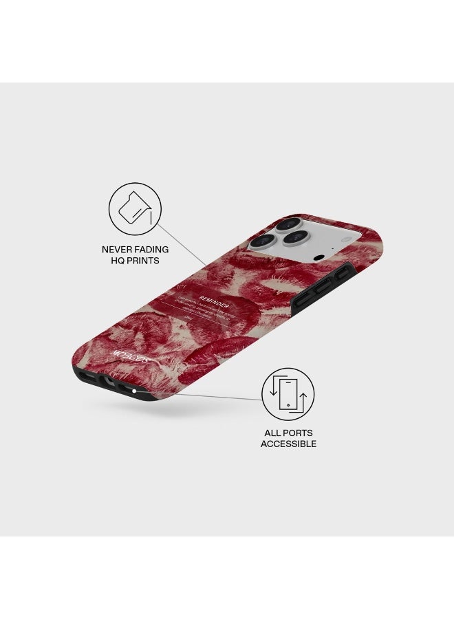 موبكوس جراب Mobcos Reminder Premium لهاتف iPhone 17 Pro Max، متوافق مع غطاء صلب مزدوج الطبقات مع حماية من السيليكون - غطاء مقاوم للخدوش والصدمات - Image 3