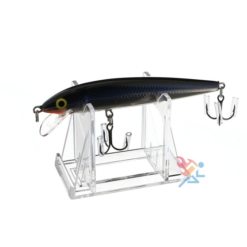 Onfireguy 10Pcs Fishing Lure Display Stands | Clear Acrylic Fishing Lure Easels | Accessories For Fishing & Decoration | 3-Piece Display Stand Measurements: 2"" H X 2-5/8"" W X 1-1/2"" D - Image 2