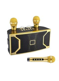 New YS-211 Bluetooth Speaker Home Theater Karaoke KTV High Power Subwoofer With Wireless Microphone LED Flash