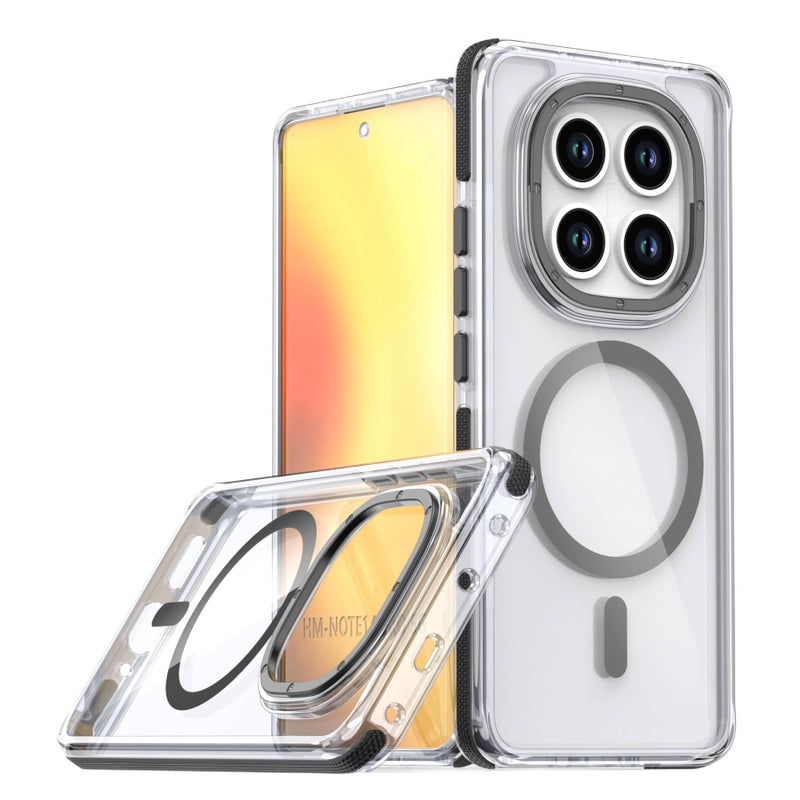 MS TPU+PC MagSafe Case for redmia3pro with Two-Tone Design and Strong Magnetic plus Shockproof plus Drop Protection in White - Image 2