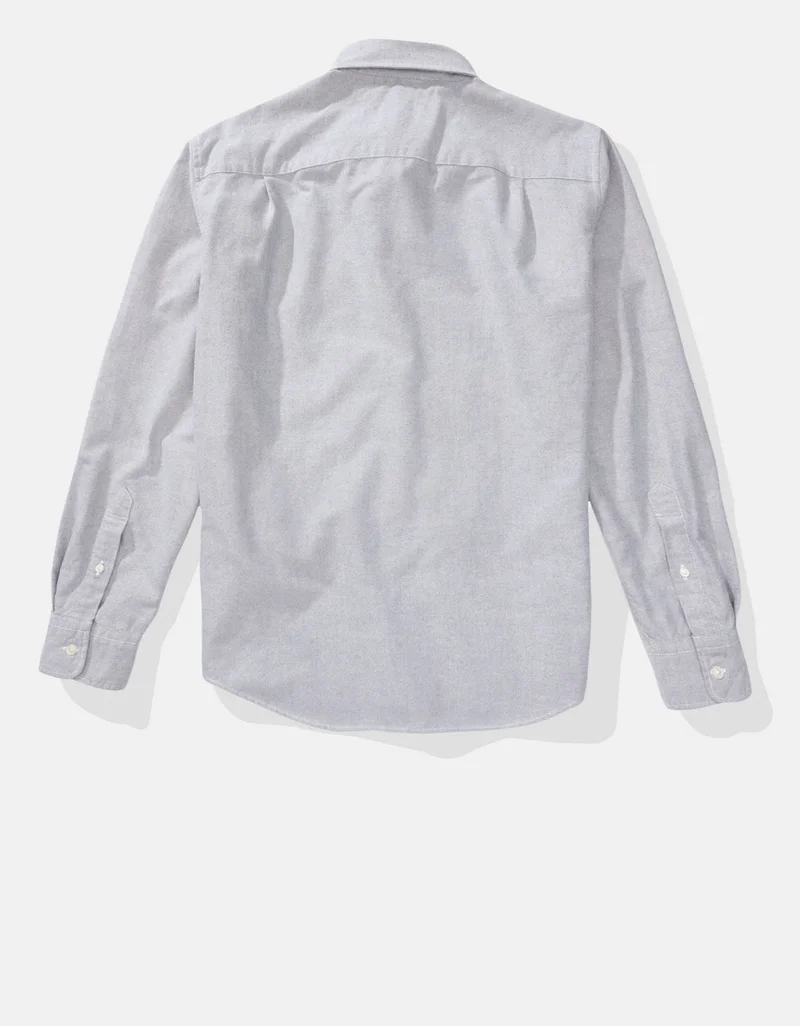 American Eagle  AE Everyday Oxford Button-Up Shirt for Men | Best Price UAE