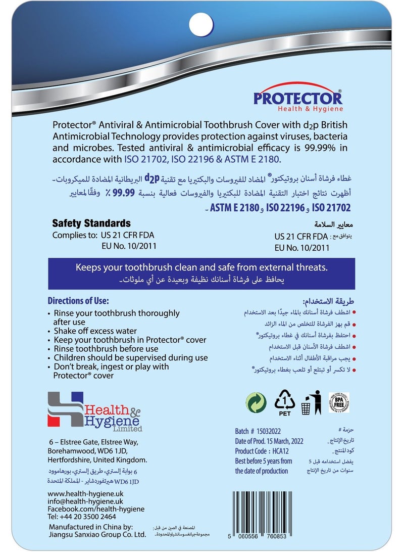 Protector Antiviral & Antimicrobial Toothbrush Covers  - Image 5