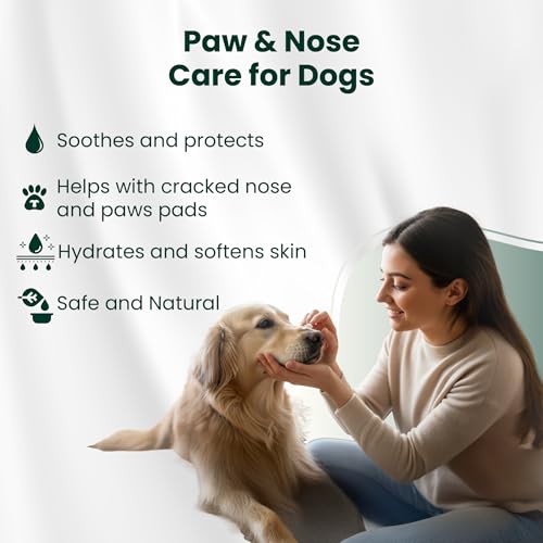 Bio PetActive Paw Nose Balm for Dogs 100 Natural LickSafe Moisturizing Balm with Vitamin ERich Olive Oil Calendula Beeswax Helps Protect Heal Soothe Dry Cracked Paws Nose 175 oz - Image 3