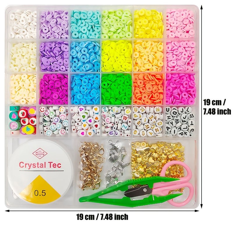 Upgraded Version 6000PCS Soft Clay Sheet Set For Clay Bead Making Kit - Image 4