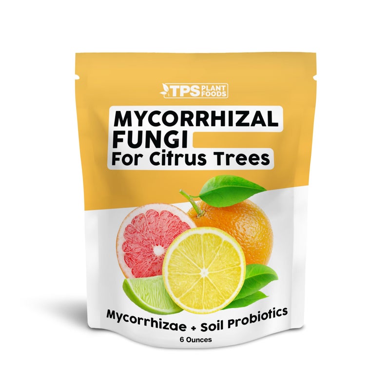 TPS NUTRIENTS Mycorrhizal Fungi for Fruit Trees, Mycos for Transplanting and for Established Trees, Contains Mycorrhizae and Soil Probiotics (6 Ounces) - Image 1