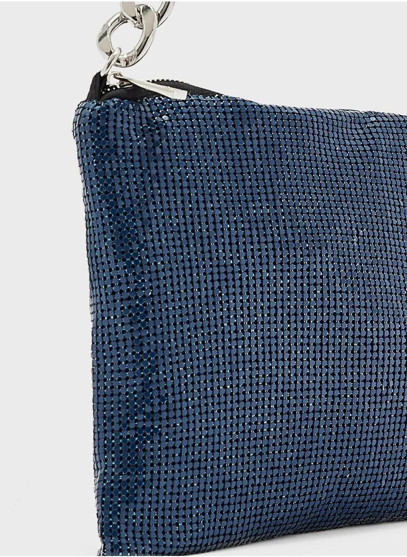 TOPSHOP Sadie Chainmail Slouchy Crossbody