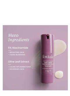 foxtale Foxtale 5% Niacinamide Face Serum Fades Blemishes & Acne Marks Reduce Dark Spots Controls Oil and Brightens Skin Lightweight AND Non-sticky All Skin Types Men AND Women - 30ml  - Image 3