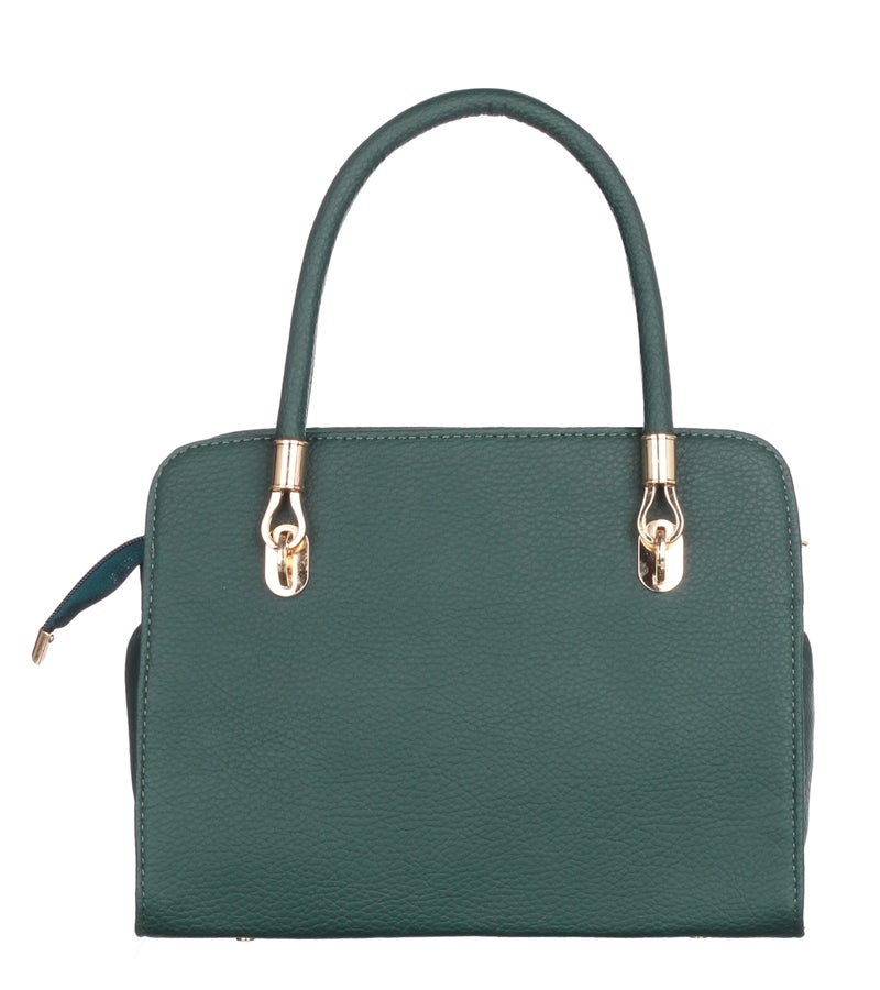 Keywest Women's Chanelle Satchel Tote Handbag for Women | Ladies purse | Stylish Shoulder Bag | Gift For Woman | Green - Image 3