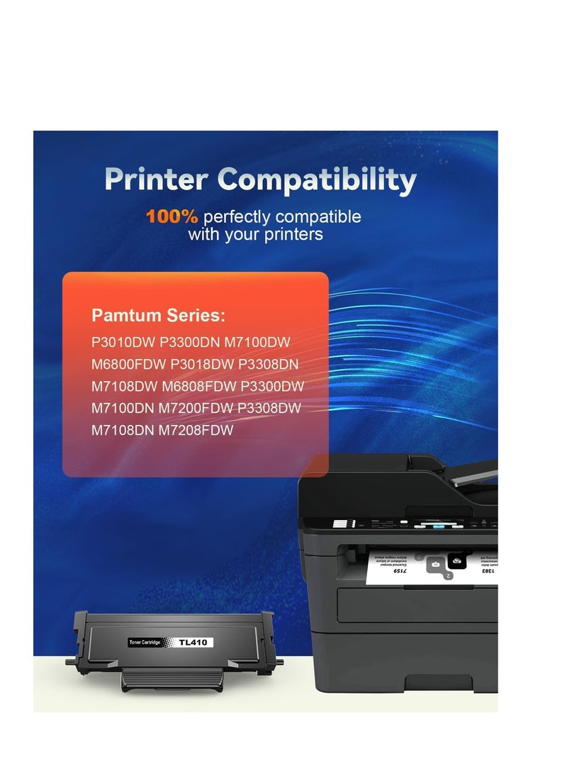 Terabyte TL-410H Compatible Toner Cartridge to use with Pantum with P3010/P3300/M6700/M7100/M6800/M7200/M7300 Series Printers -3000 Pages - Image 4