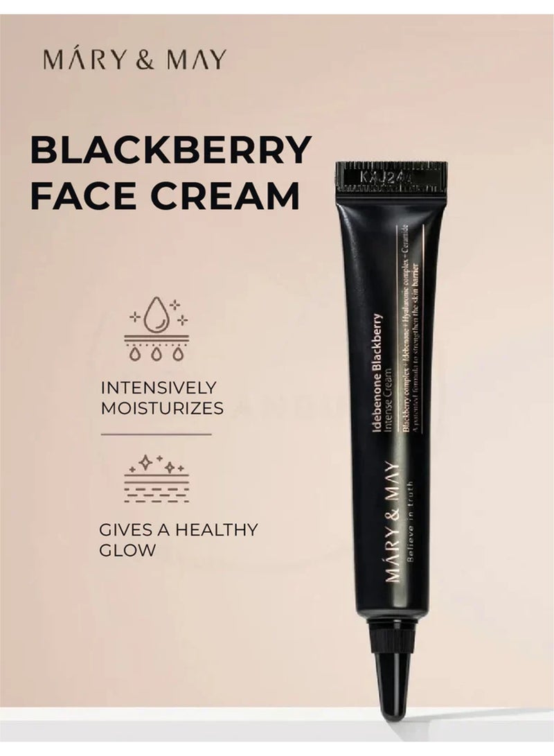 MARY & MAY Idebenone Blackberry Intense Cream Mini 12g - Image 3