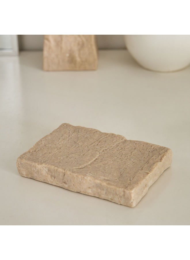 Home Box Whyton Travertine Soap Dish - Image 2