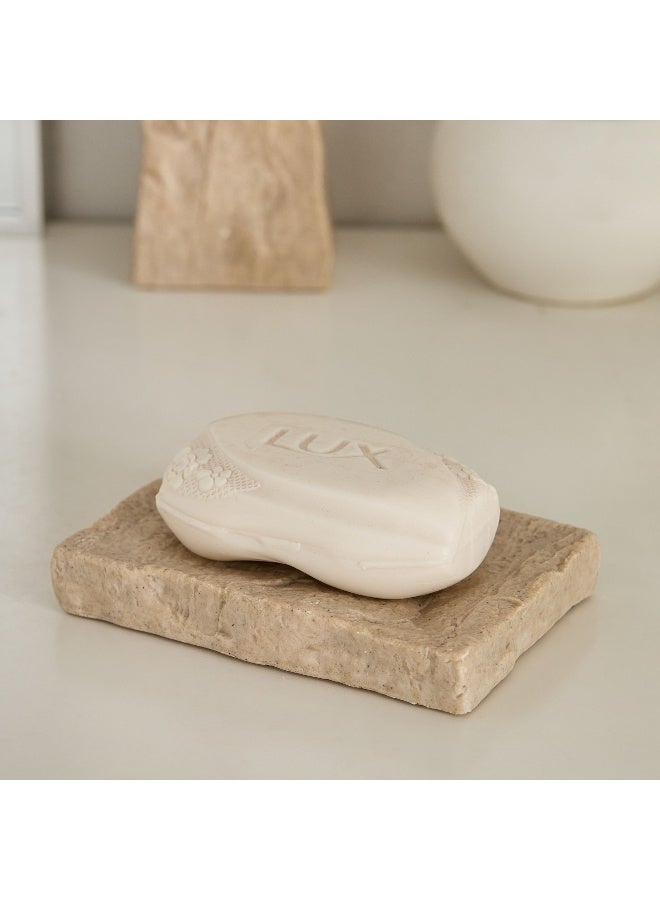 Home Box Whyton Travertine Soap Dish - Image 1