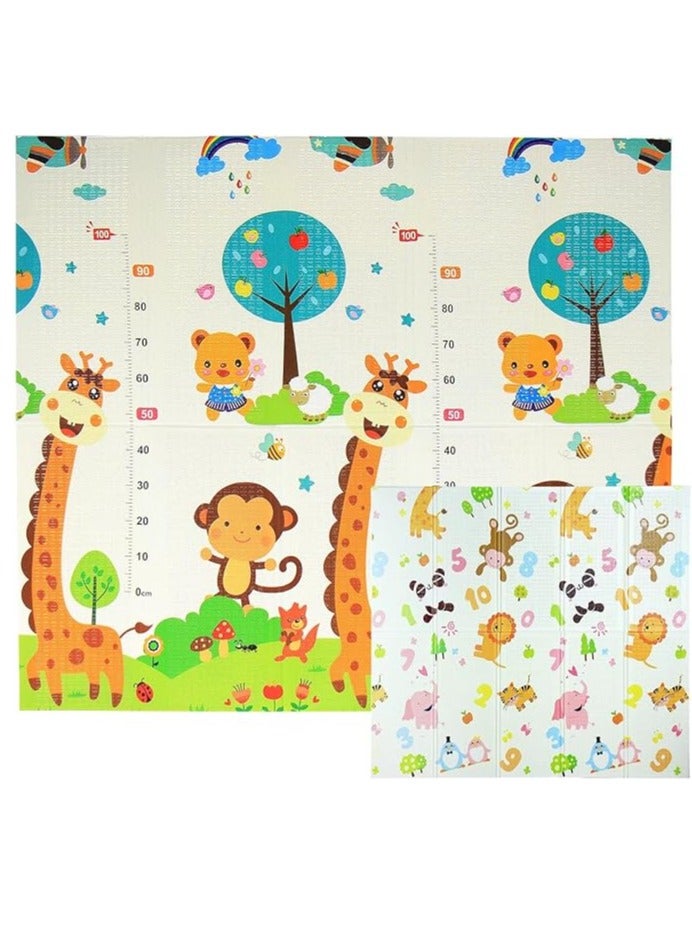 GOLD MANTIS Soft & Safe Foldable Baby Play Mat – Waterproof, Cushioned & Educational for Infants & Toddlers - Image 1
