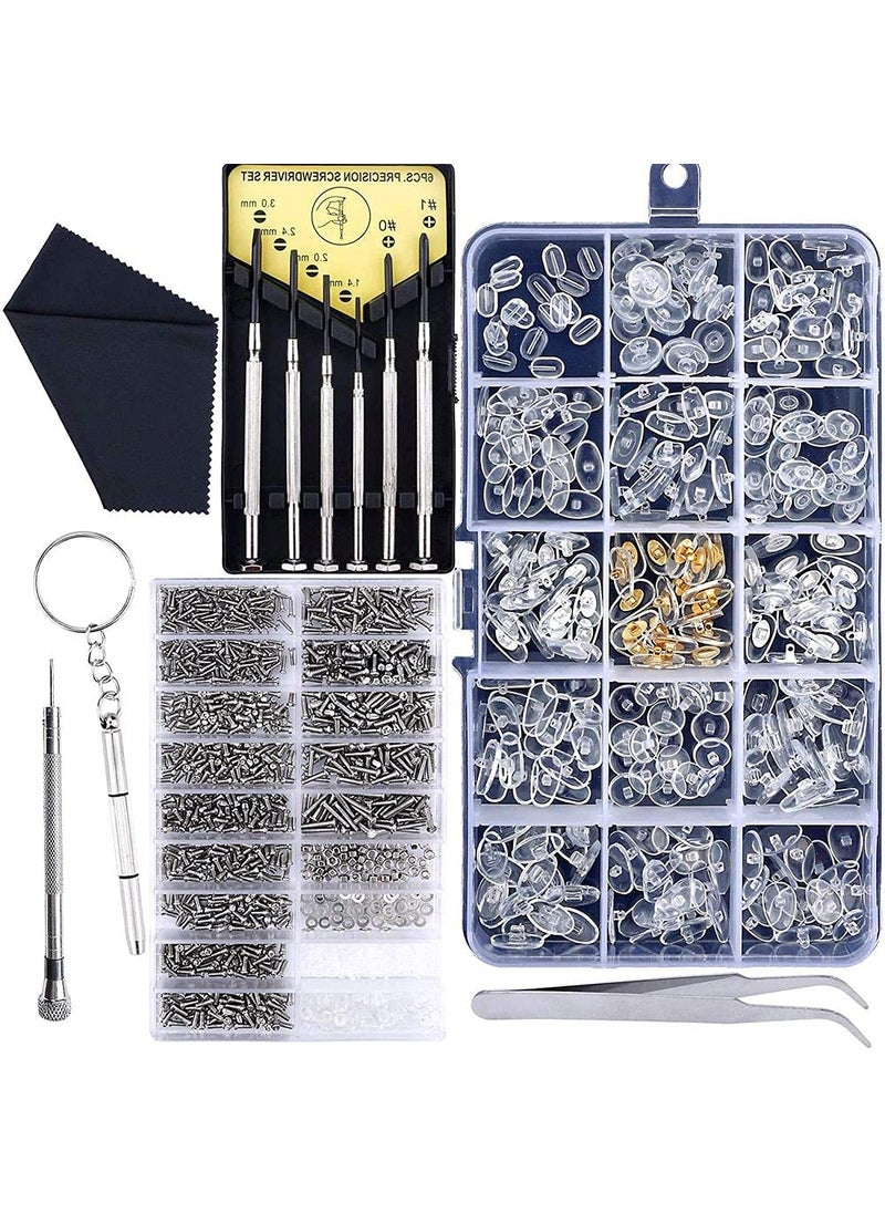 DIY Crafts Diy Crafts CTDIYHI37643 Eyeglass Repair Kit Pack Of 1500 Pcs Design No 4 Multicolor  - Image 1