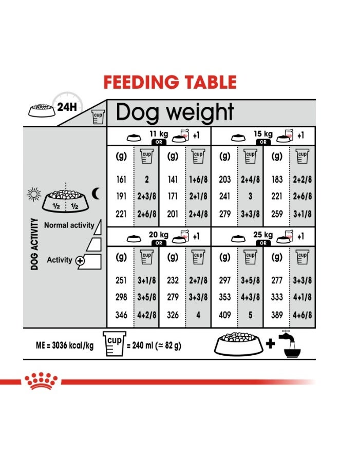 رويال كانين تغذية الكلاب - متوسط ​​- خفيف الوزن - 3 كجم - Image 4