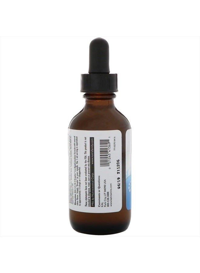 Kal 5000 Iu D-3 K2 Citrus Dropins, 2 Fluid Ounce - Image 3