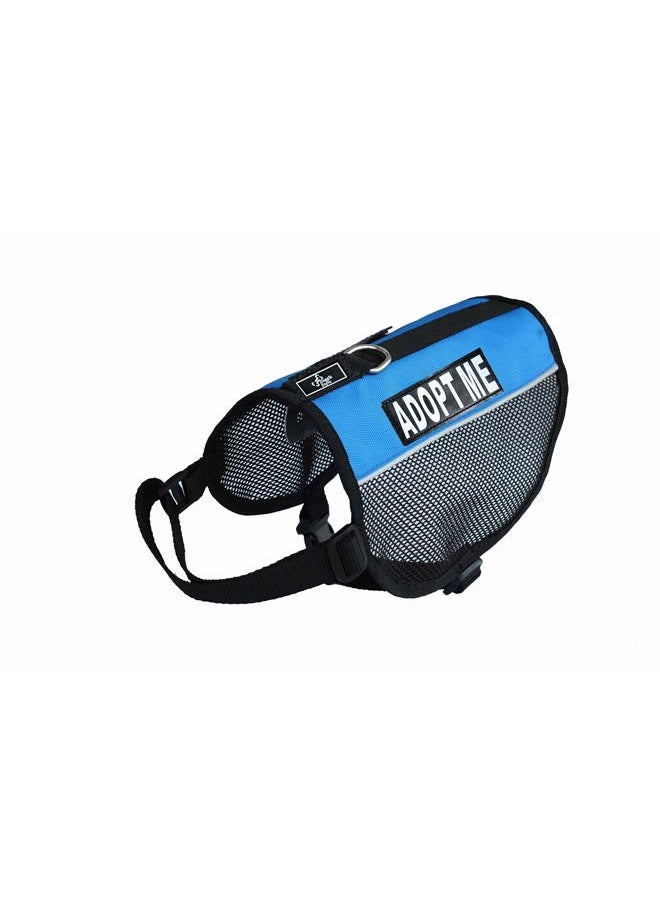 Doggie Stylz Adopt ME Service Dog mesh Vest Harness Cool Comfort Nylon for Dogs Small Medium Large Purchase Comes with 2 Reflective Adopt ME Patches. Please Measure Your Dog Before Ordering - Image 3