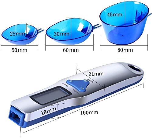 3T6B Grams Digital Kitchen Measuring Spoon,Three Different Specifications Food Scale Spoon with Scale Design, Weight from 0.1 Grams to 500 Grams Support Unit g/oz/gn/ct (with 2 AAA Batteries) - Image 2